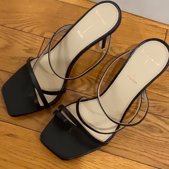 Black Suede Studio Cindy Sandal, EU Size: 39 - Picture 9 of 13